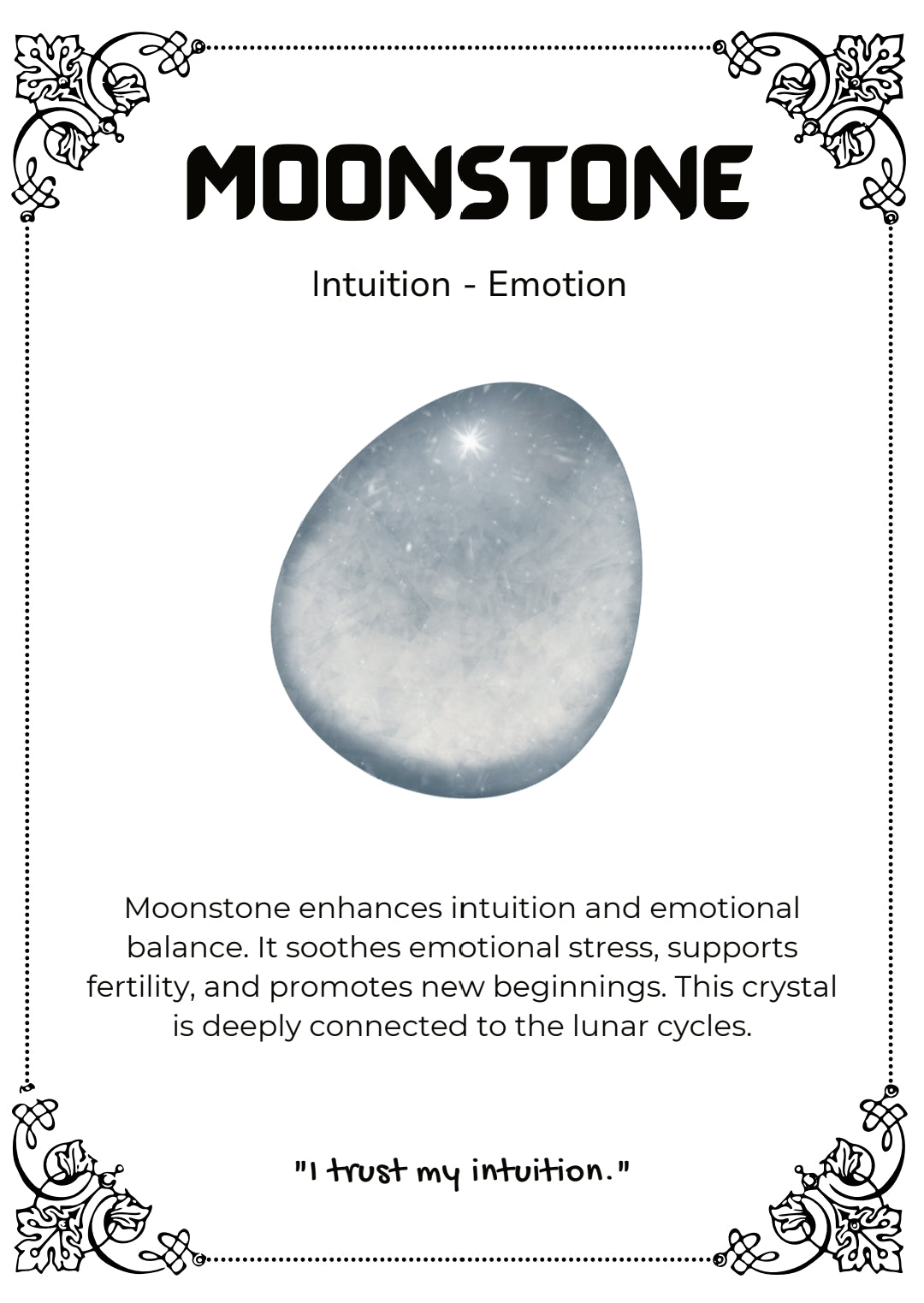 White Moonstone Bracelet for Intuition and Emotional Balance – 6mm Natural Gemstones with Sterling Silver Corrugated Accents