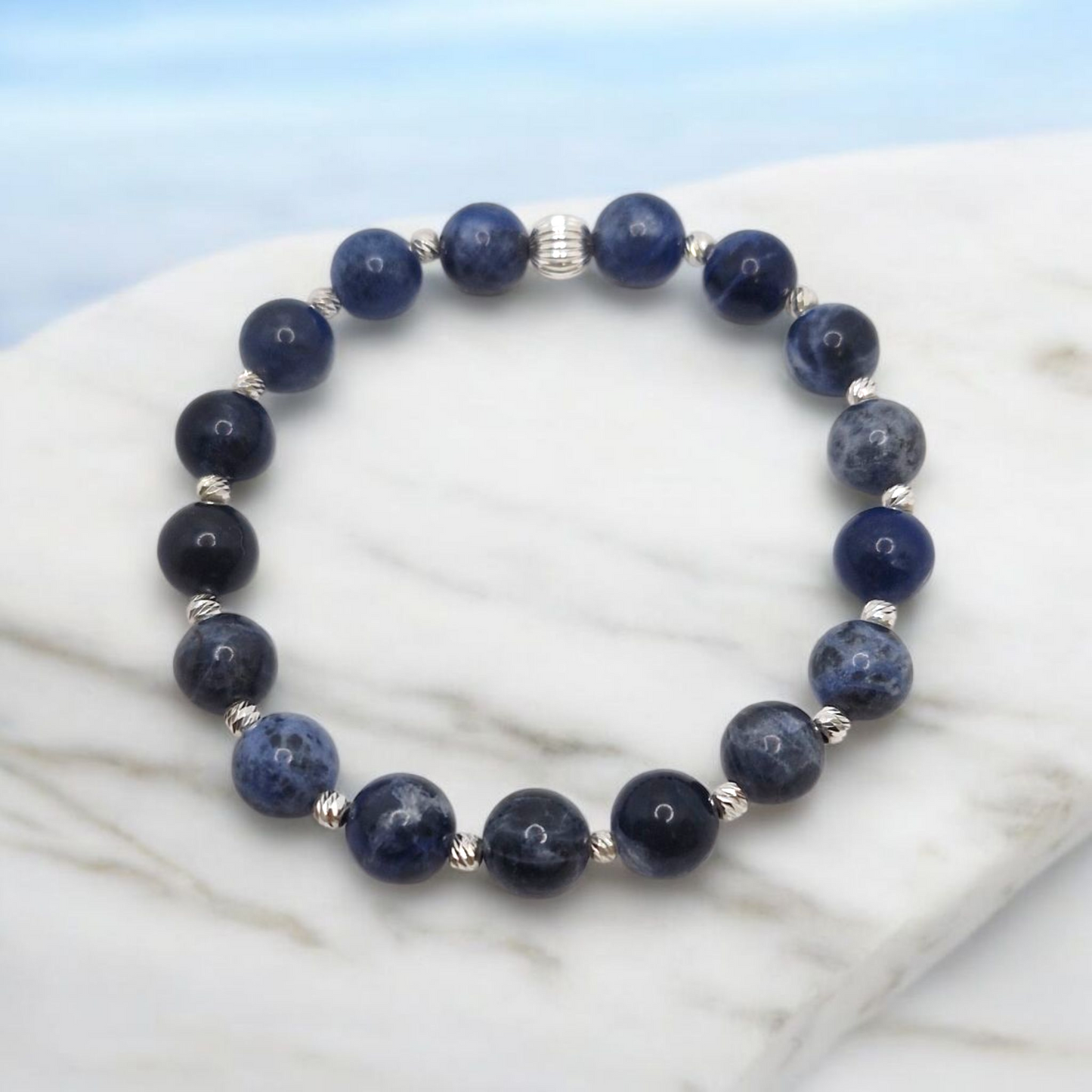 Sodialite stretch bracelet 