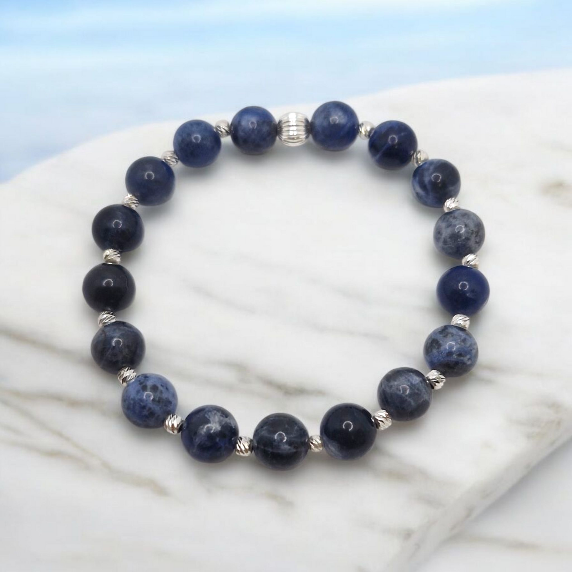 Sodialite stretch bracelet 
