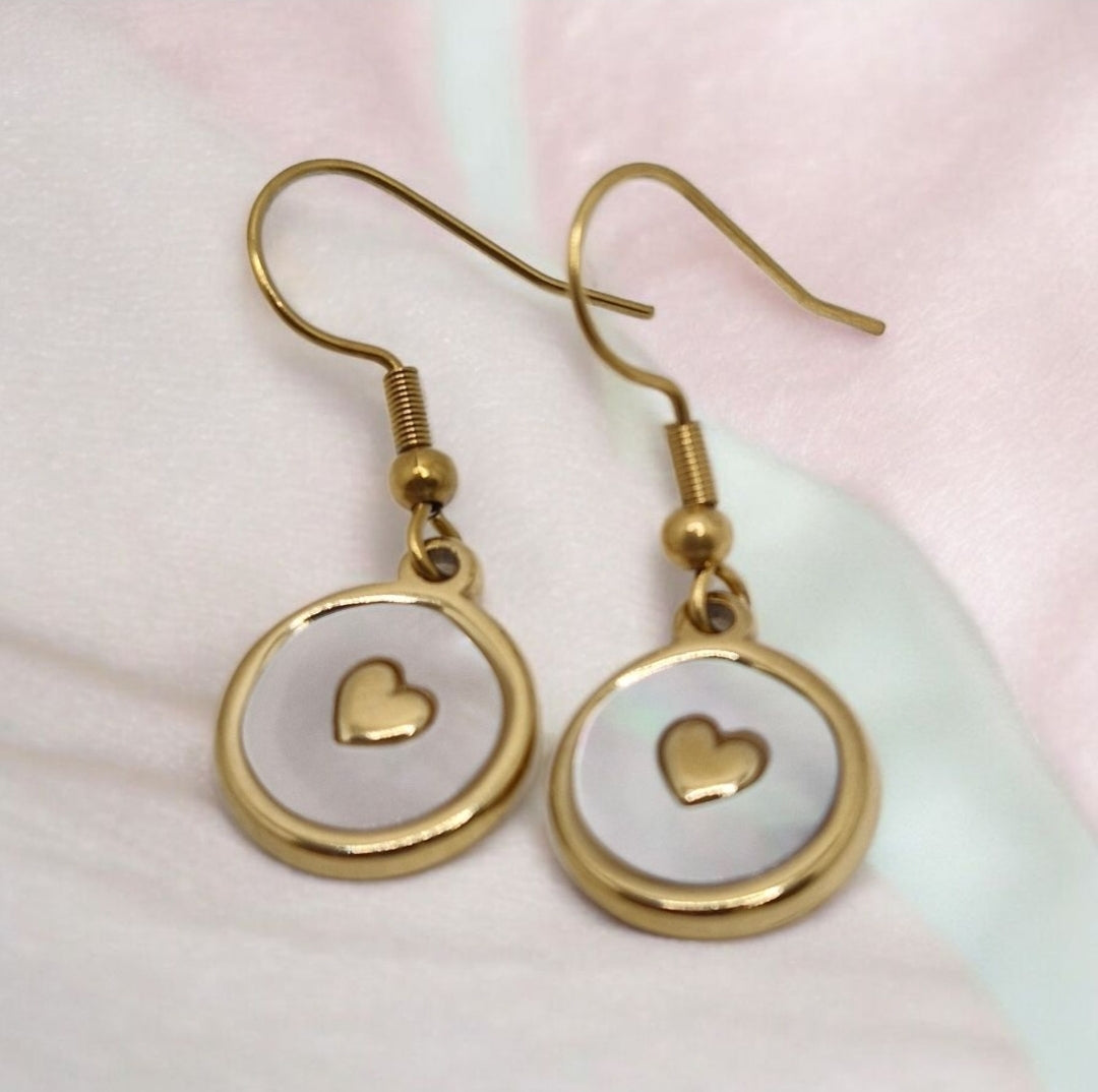 Stainless Steel Heart-Shaped Earrings – Durable, Hypoallergenic & Everyday Wear