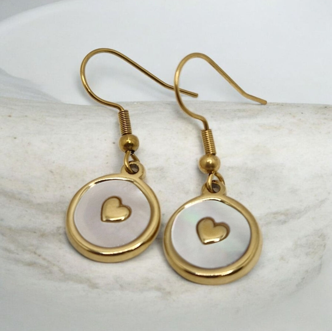 Stainless Steel Heart-Shaped Earrings – Durable, Hypoallergenic & Everyday Wear