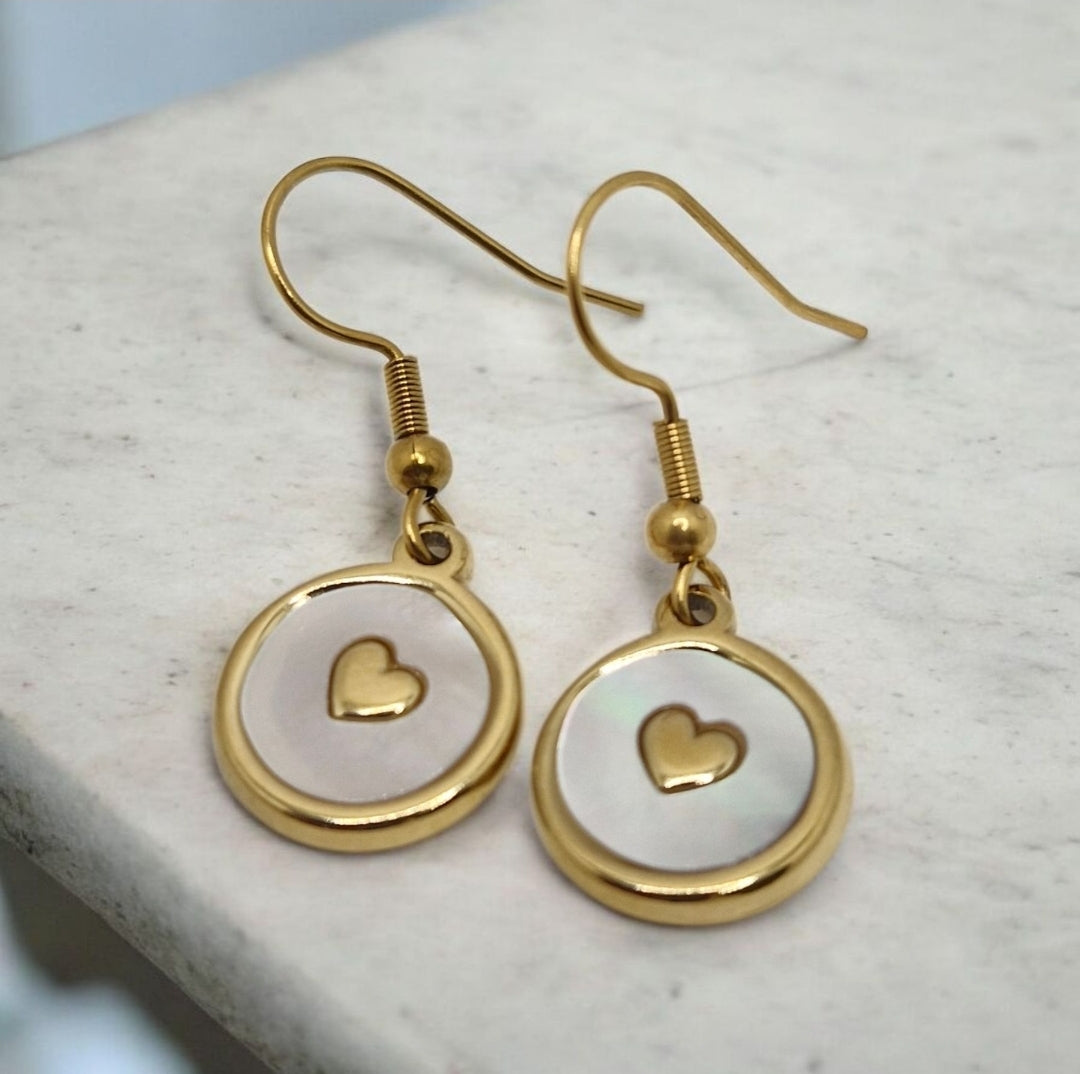 Stainless Steel Heart-Shaped Earrings – Durable, Hypoallergenic & Everyday Wear