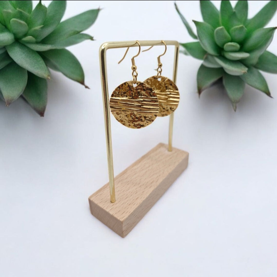 Elegant fold earrings 